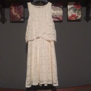 Abercrombie kids 11/12 Ivory Lace Dress “Easter”